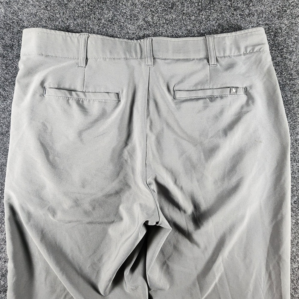 Birdie Bound Men's Golf Pants 34x32 Gray Stretch Performance Flat Front Active - Picture 5 of 13